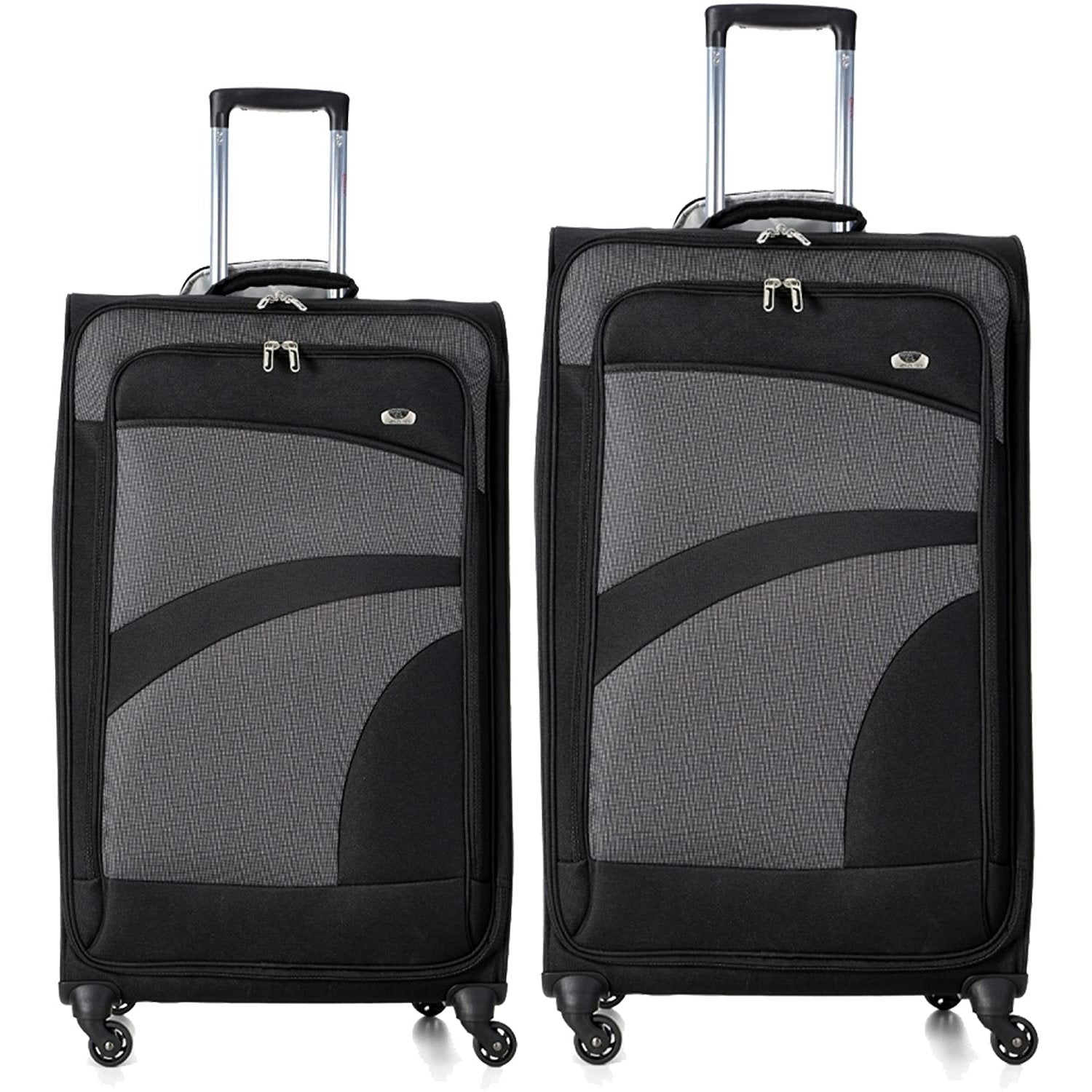Aerolite Super Lightweight 4 Wheels Soft Shell Cabin & Hold Luggage, Cabin Size Approved for Ryanair, EasyJet, British Airways, Delta, Lufthansa, (Cabin 21", Medium 25", Large 29") - Aerolite UK
