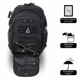Aerolite 40x20x25 Ryanair Maximum Size Tactical Backpack Eco-Friendly Shower-Resistant Cabin Luggage Camping Hiking Trekking 20L Approved Travel Carry On Flight Rucksack with 10 Year Warranty - Aerolite UK