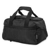 Aerolite (35x20x20cm) Hand Luggage Holdall Bag - Black (x2 Set)