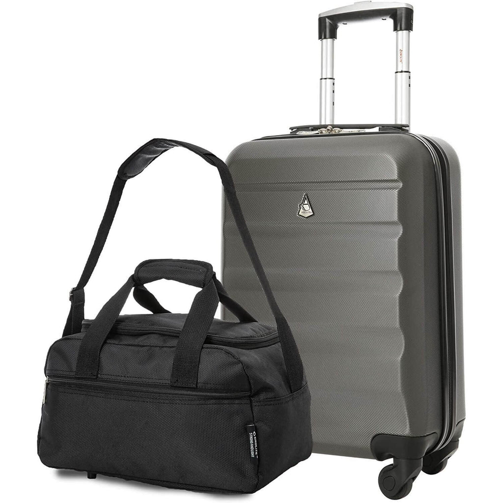 Aerolite Ryanair Bundle (55x35x20cm) Lightweight ABS Hard Shell Travel
