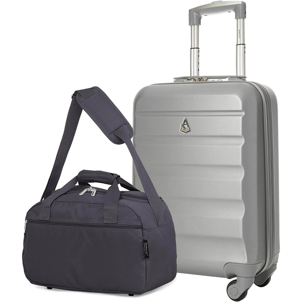 Aerolite Ryanair Bundle (55x35x20cm) Lightweight ABS Hard Shell Travel
