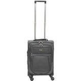 Aerolite Reinforced Super Strong and Light 4 Wheel Lightweight Hold Check in Luggage Suitcase With  3-Digit Combination Barrel Padlock, Double-Tube Retractable Trolley Handle, 10 Year Guarantee