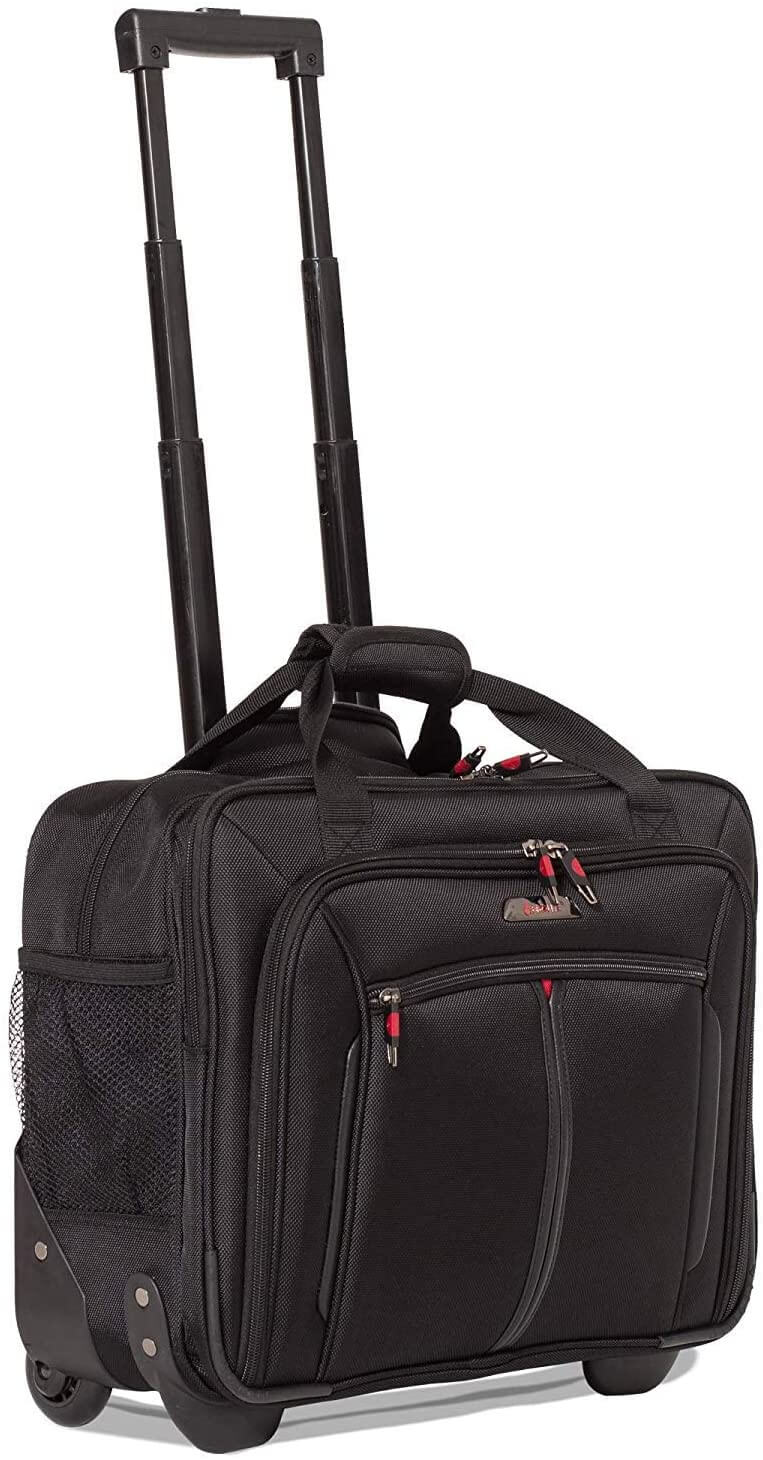 Mua VANKEAN 17.3 Inch Rolling Laptop Bag Women Men with RFID Pockets,  Stylish Carry on Briefcase Laptop Case Waterproof Overnight Rolling Bags, Laptop  Bags for Travel/Work/Business, Black trên Amazon Mỹ chính hãng