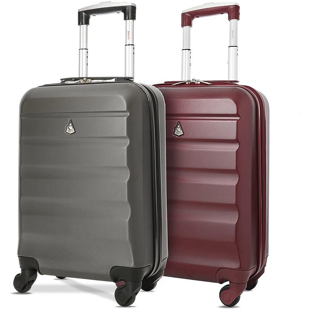 Aerolite (55x35x20cm) Lightweight Hard Shell Cabin Hand Luggage (x2 Se –  Aerolite UK